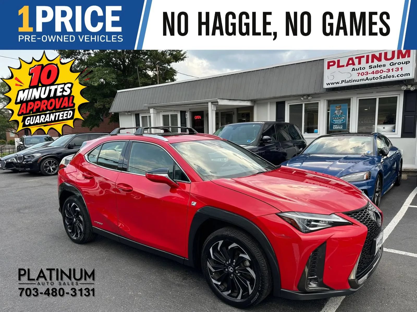 Used 2020 Lexus UX 250h F Sport w/ F Sport Premium Package AWD/4WD image 1