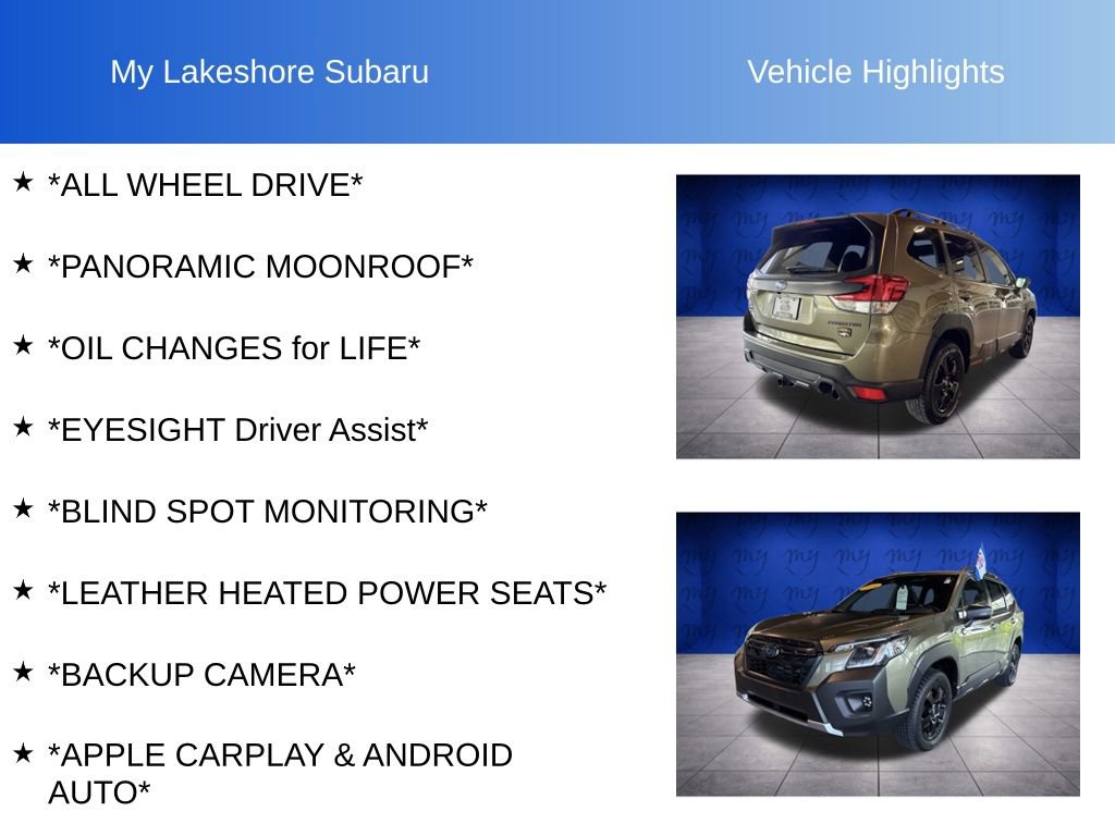 Certified 2024 Subaru Forester Wilderness AWD/4WD image 6