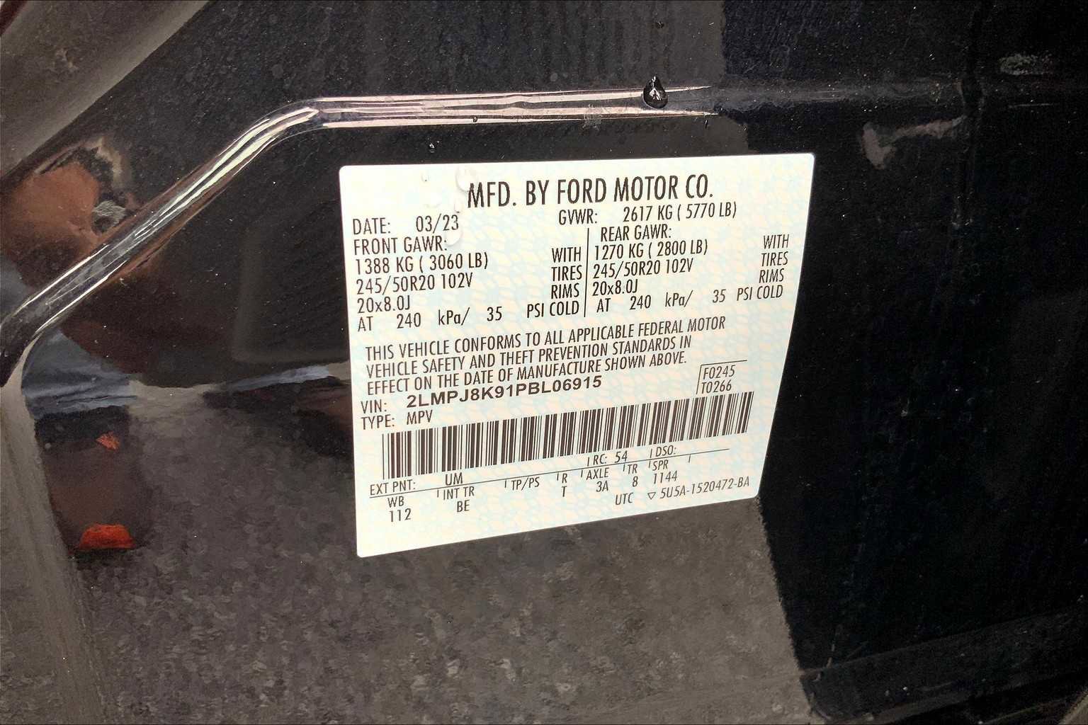 Used 2023 Lincoln Nautilus Reserve w/ Equipment Group 201A image 31