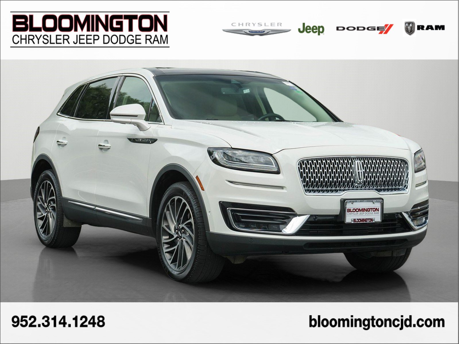 Used 2020 Lincoln Nautilus Reserve w/ Equipment Group 201A AWD/4WD image 1