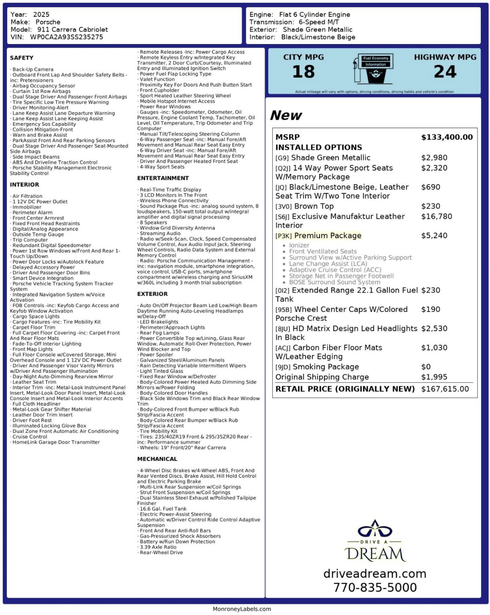 Used 2025 Porsche 911 Carrera RWD image 62