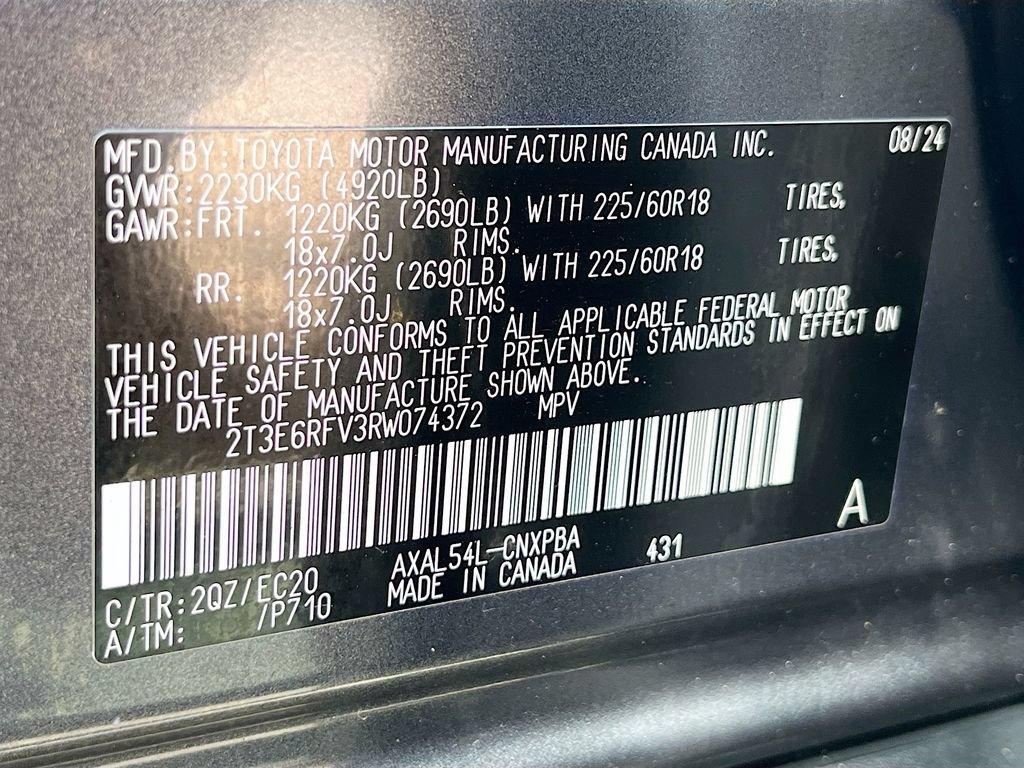 Used 2024 Toyota RAV4 XSE w/ Advanced Technology Package AWD/4WD image 32