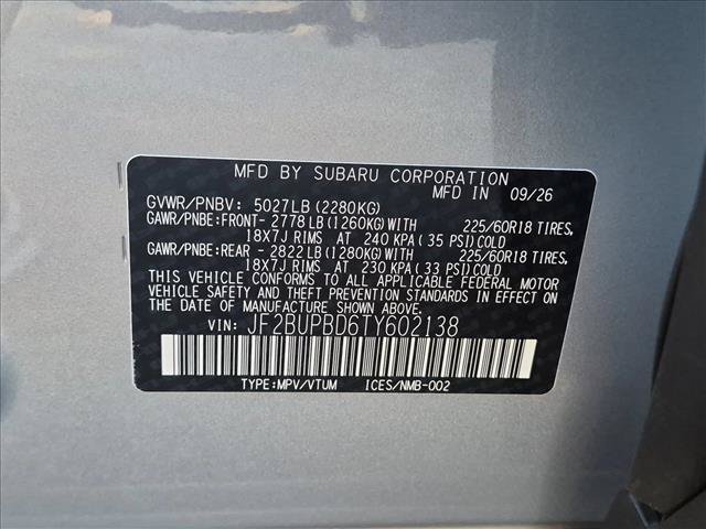 New 2026 Subaru Outback Premium AWD/4WD image 18
