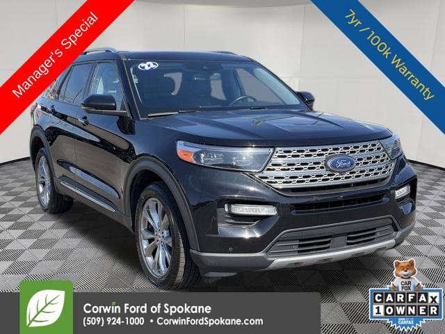 Certified 2022 Ford Explorer Limited w/ Class IV Trailer Tow Package