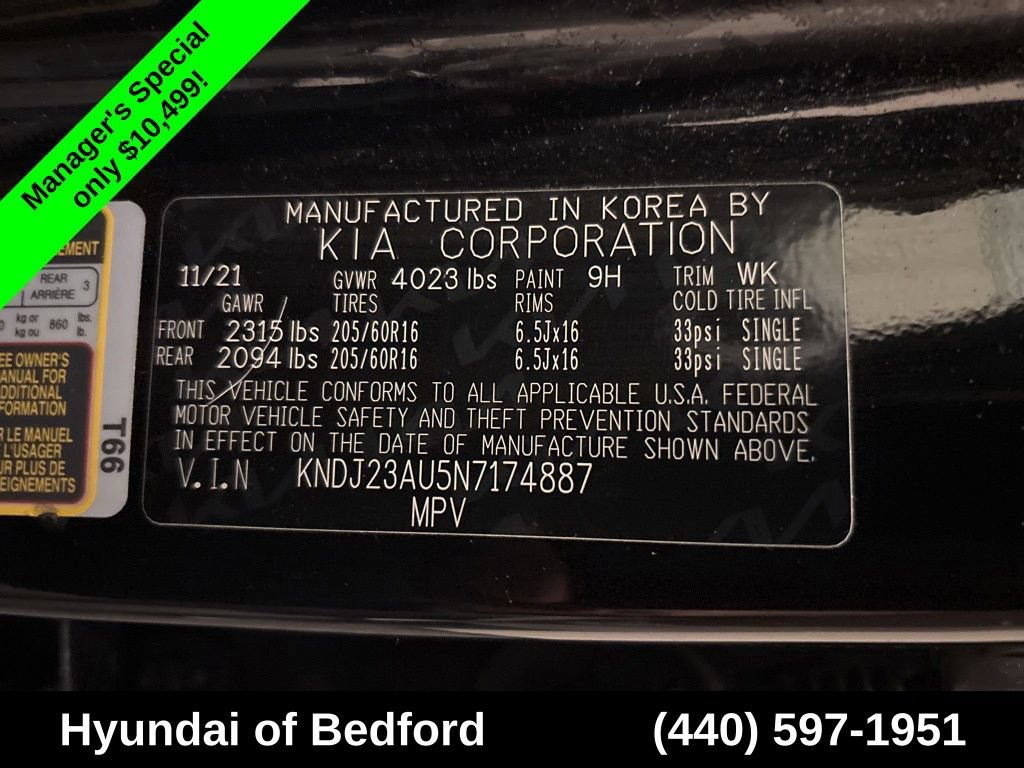 Used 2022 Kia Soul LX FWD image 12