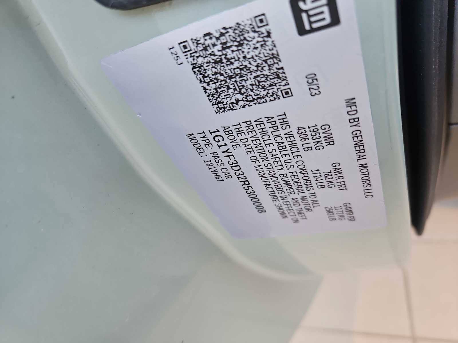 Used 2024 Chevrolet Corvette Z06 w/ Chrome Exterior Badge Package RWD image 15