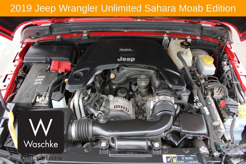 Used 2019 Jeep Wrangler Unlimited Sahara w/ Quick Order Package 24M Moab image 10