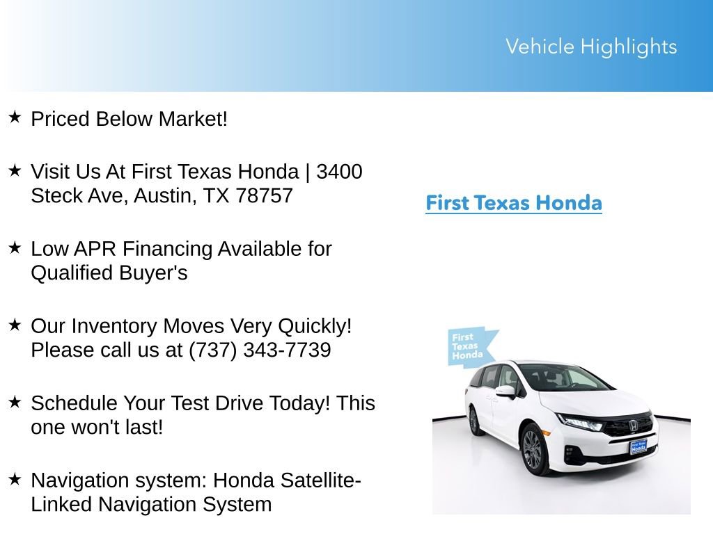 Used 2026 Honda Odyssey Touring image 9