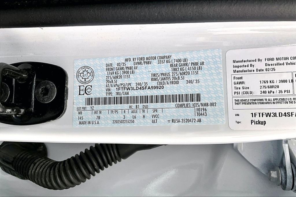 Used 2025 Ford F150 XLT w/ Equipment Group 303A High image 36