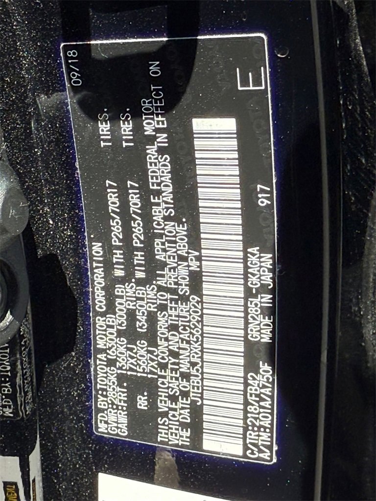 Used 2019 Toyota 4Runner SR5 image 34