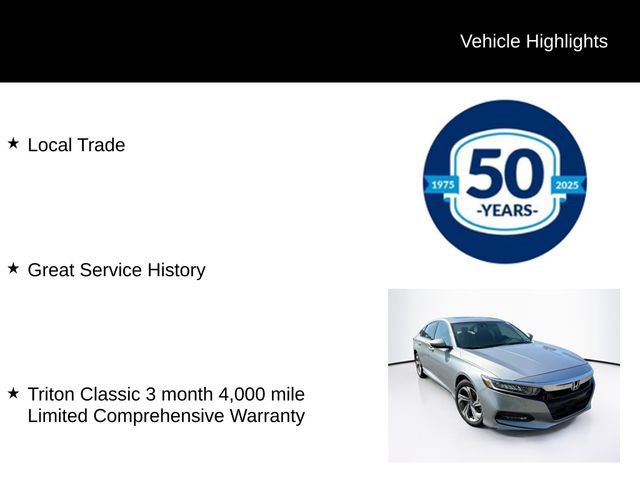 Used 2018 Honda Accord EX image 6