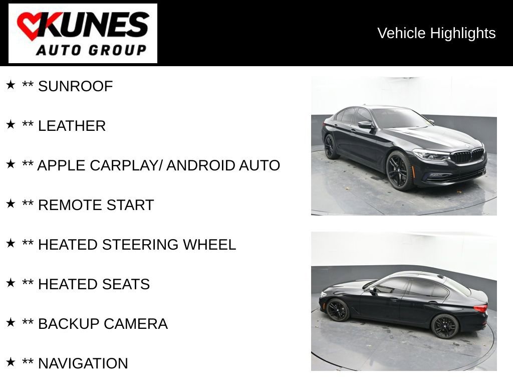 Used 2017 BMW 540i xDrive image 2