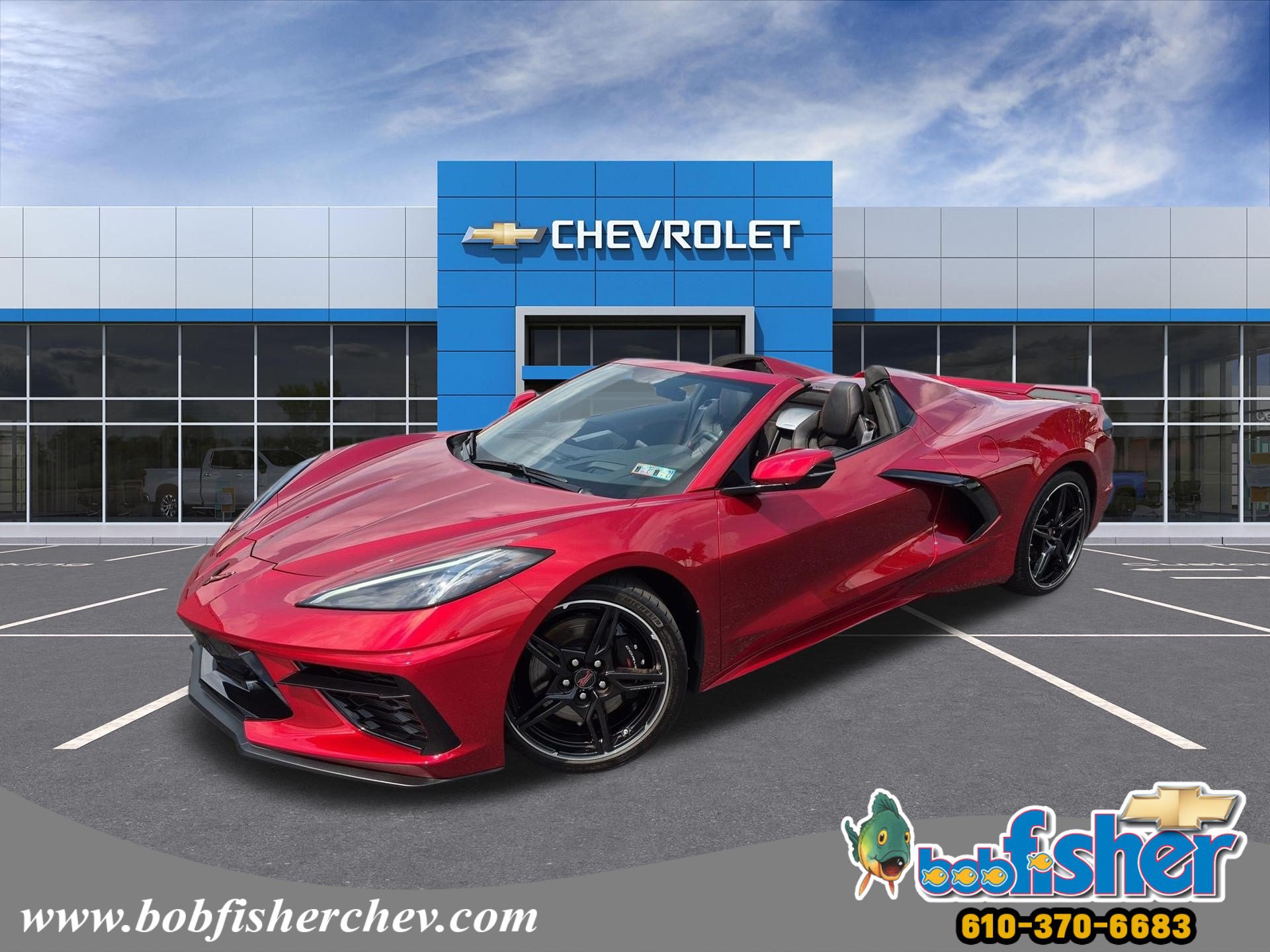 Certified 2023 Chevrolet Corvette Stingray Premium Conv w/ Z51 Performance Package RWD image 1