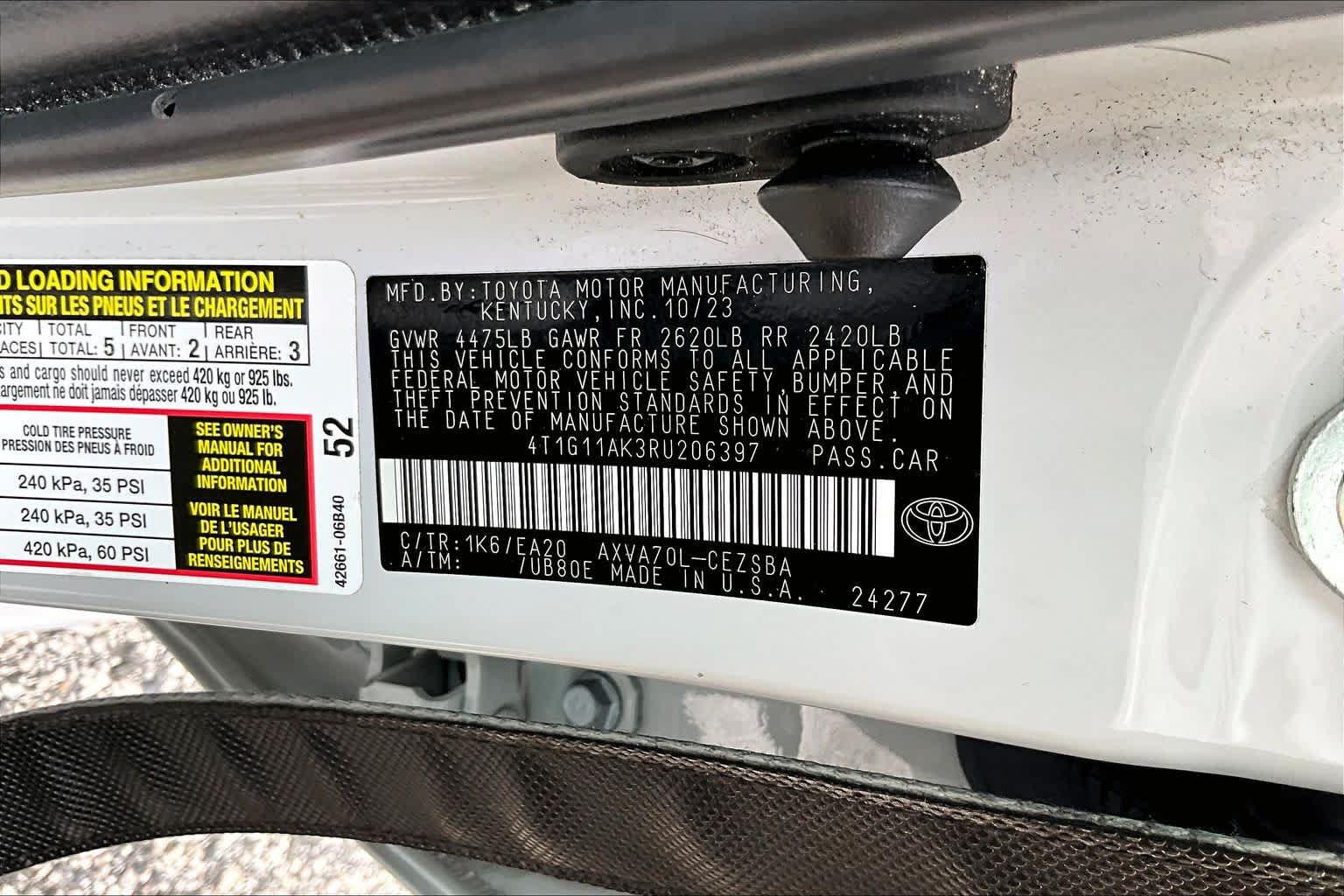 Used 2024 Toyota Camry SE FWD image 35