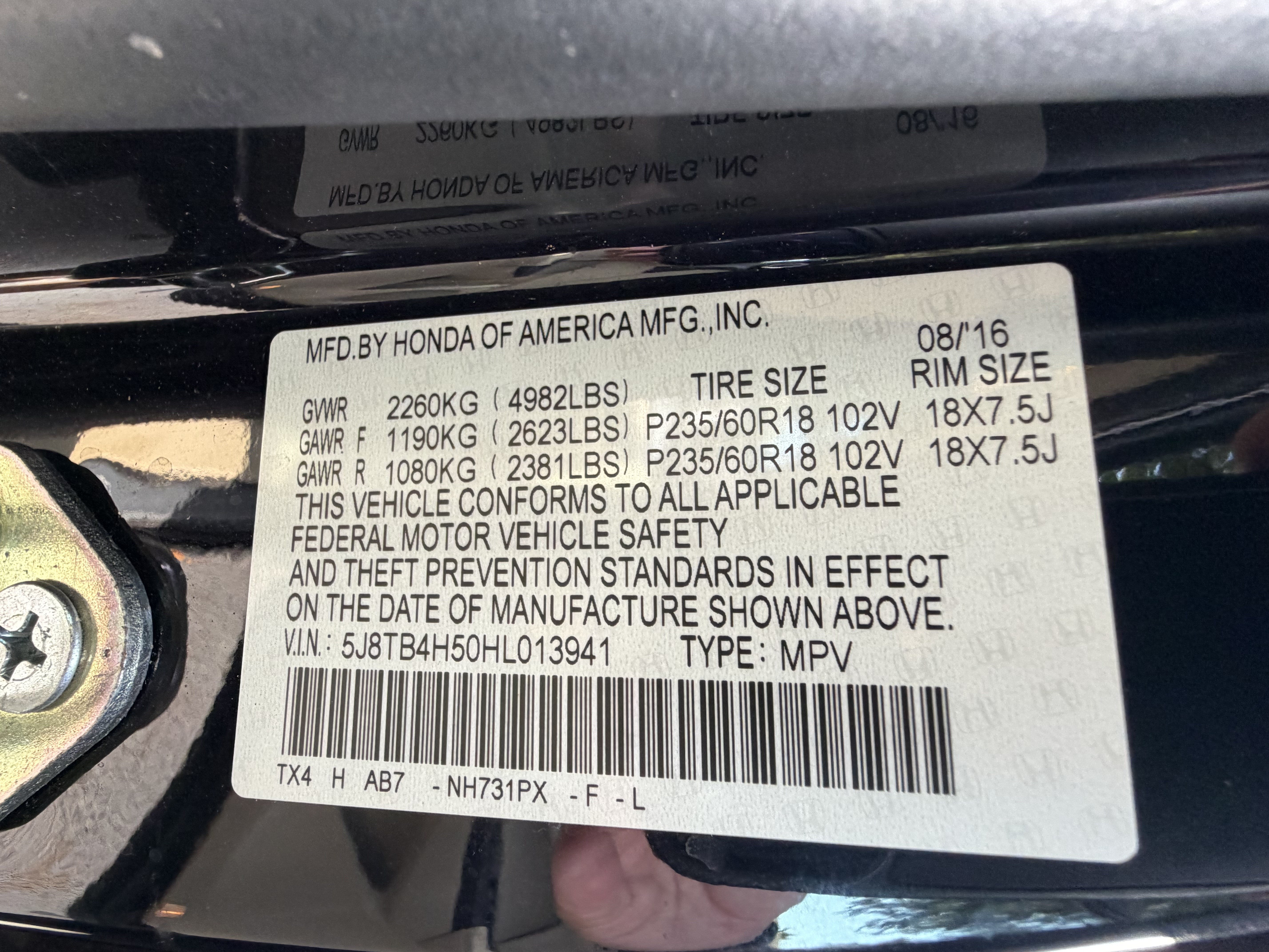 Used 2017 Acura RDX w/ Technology Package AWD/4WD image 49
