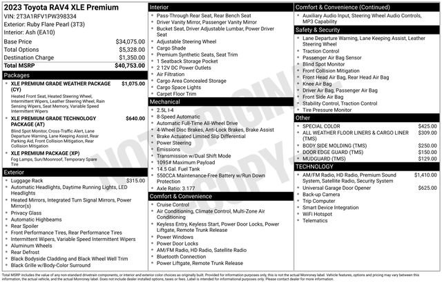 Certified 2023 Toyota RAV4 XLE Premium AWD/4WD image 16