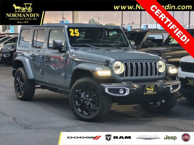 Certified 2025 Jeep Wrangler Unlimited Sahara w/ Safety Group