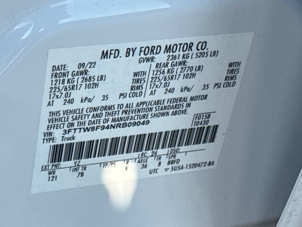 Used 2022 Ford Maverick XLT w/ Equipment Group 300A Standard AWD/4WD image 30