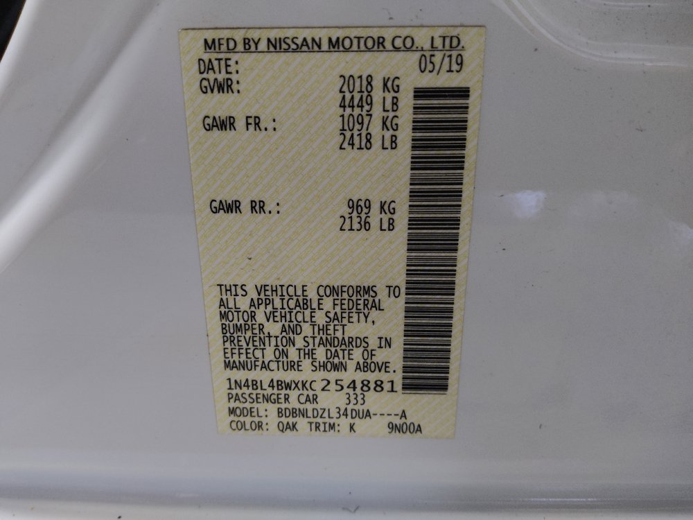 Used 2019 Nissan Altima 2.5 S AWD/4WD image 33