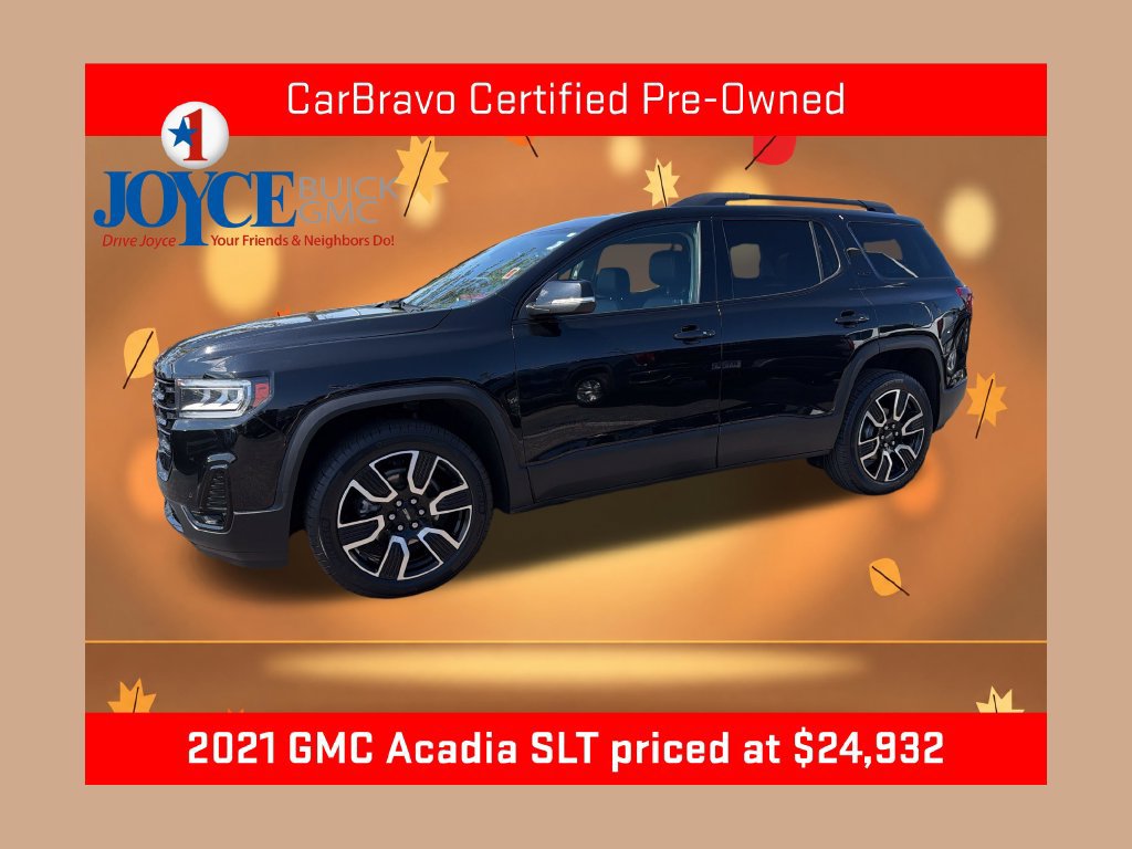Certified 2021 GMC Acadia SLT w/ Elevation Edition