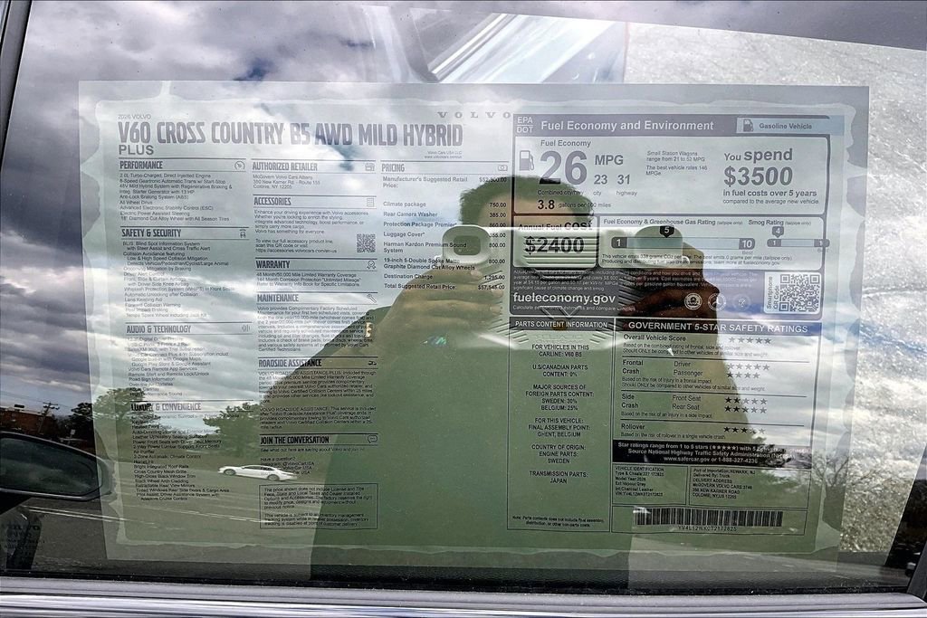 New 2026 Volvo V60 B5 Cross Country Plus w/ Protection Package Premier image 14