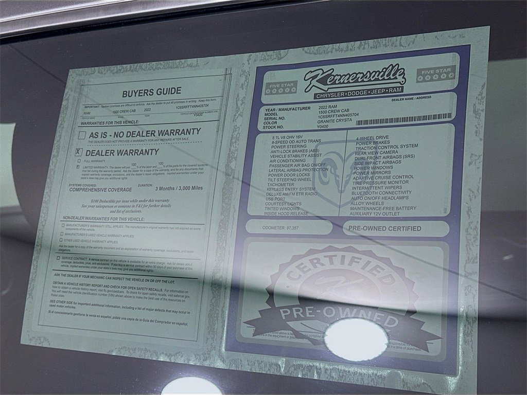 Used 2022 RAM 1500 Big Horn image 38