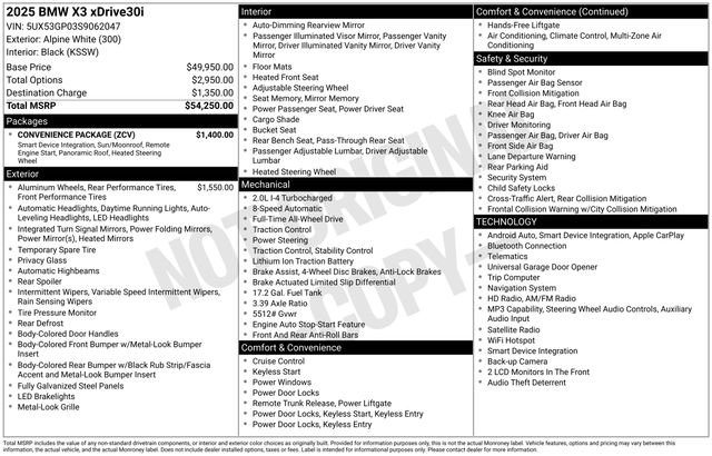 Used 2025 BMW X3 xDrive30i image 11