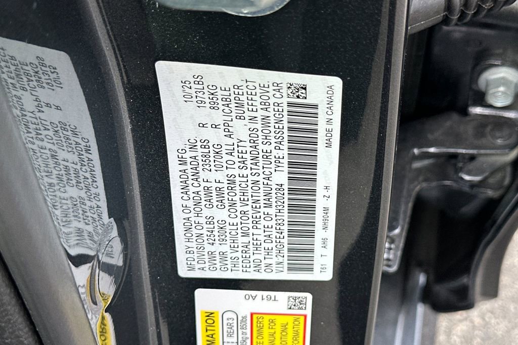 Certified 2026 Honda Civic Sport Touring image 31