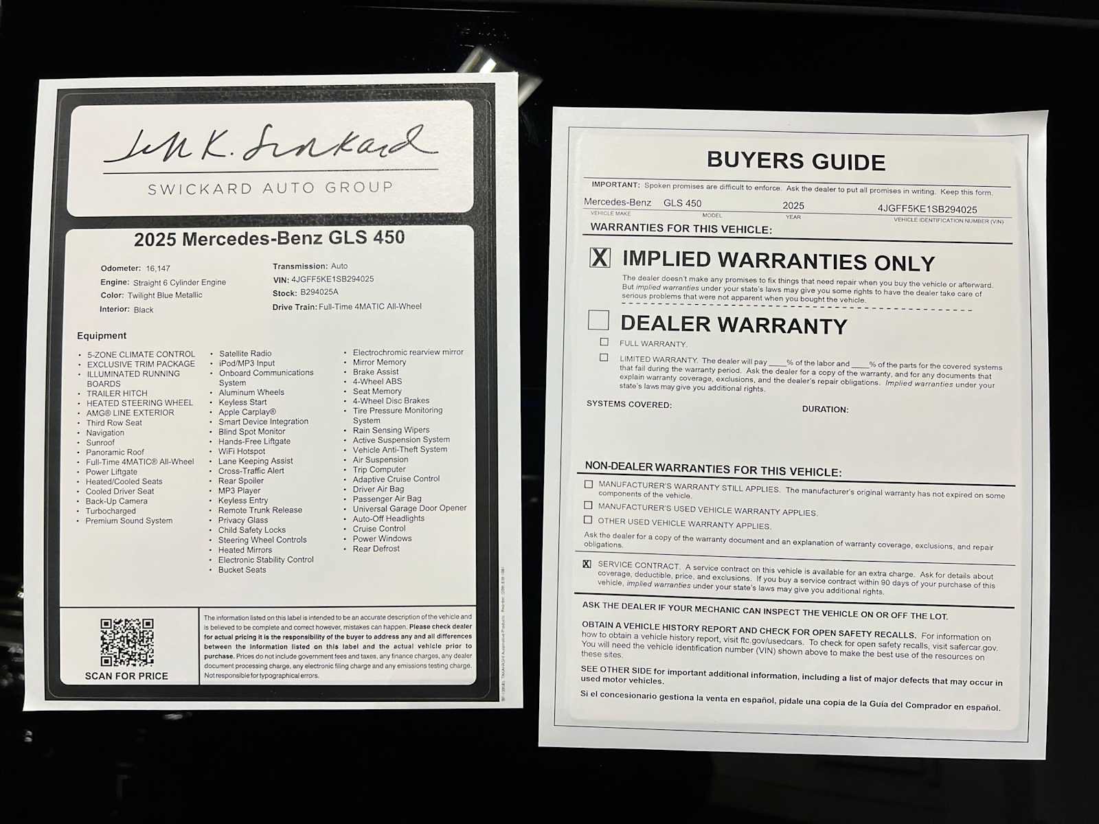Certified 2025 Mercedes-Benz GLS 450 4MATIC image 48