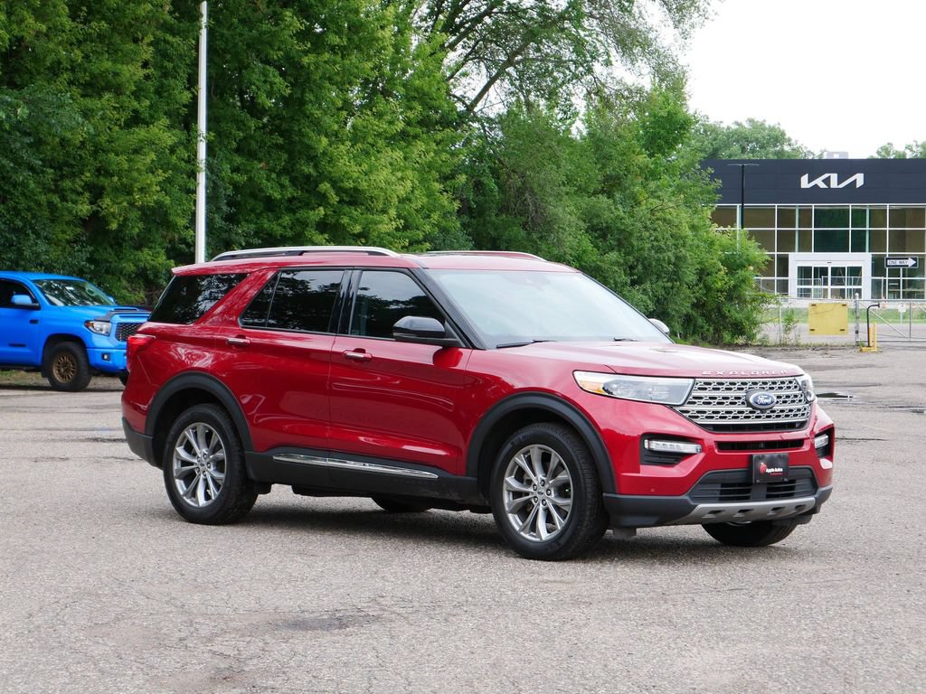 Certified 2023 Ford Explorer Limited w/ Class IV Trailer Tow Package AWD/4WD image 1
