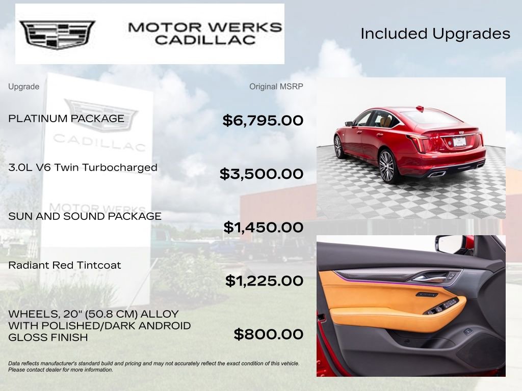 Certified 2026 Cadillac CT5 Premium Luxury w/ Platinum Package image 9