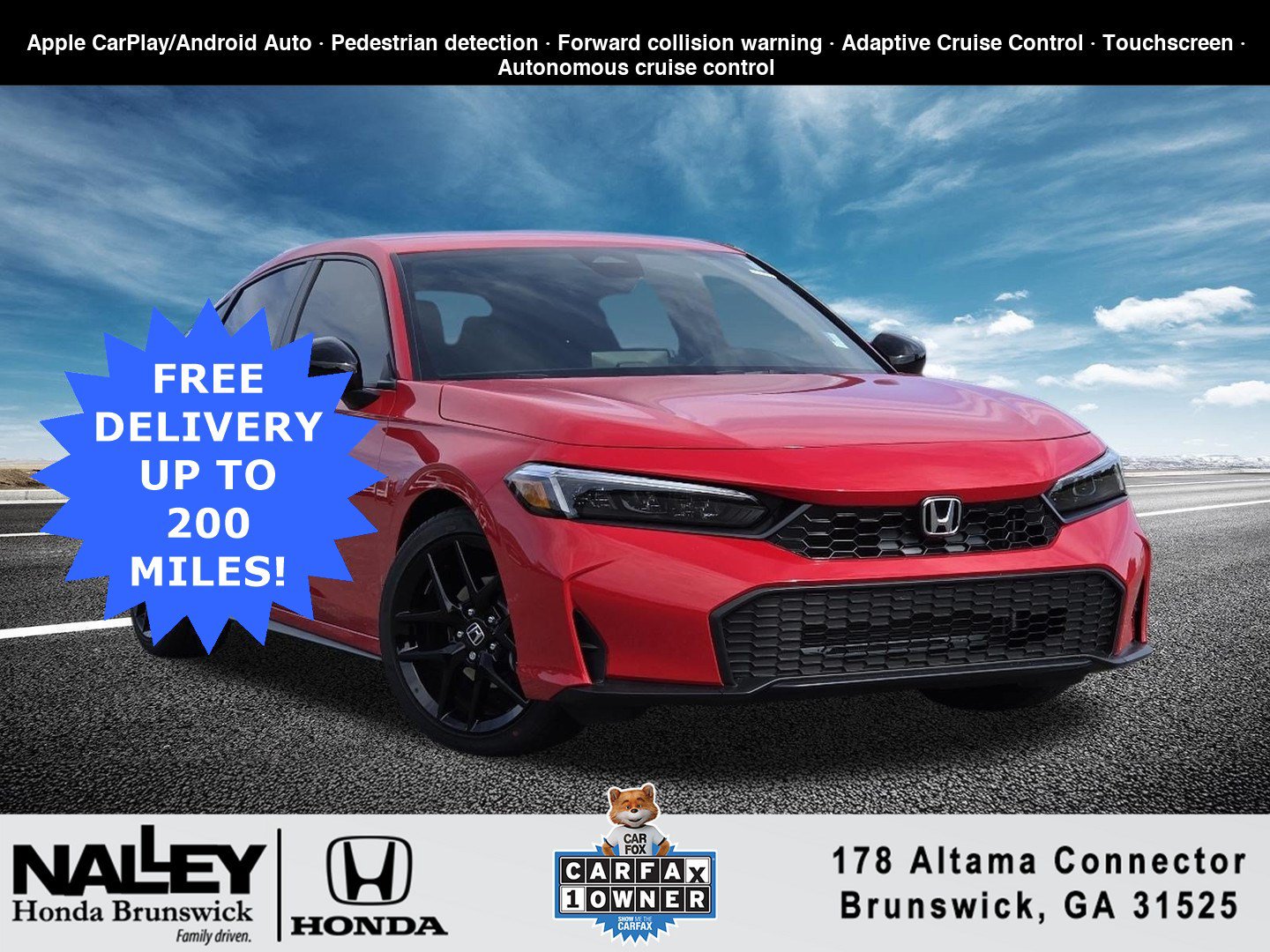 New 2026 Honda Civic Sport image 1