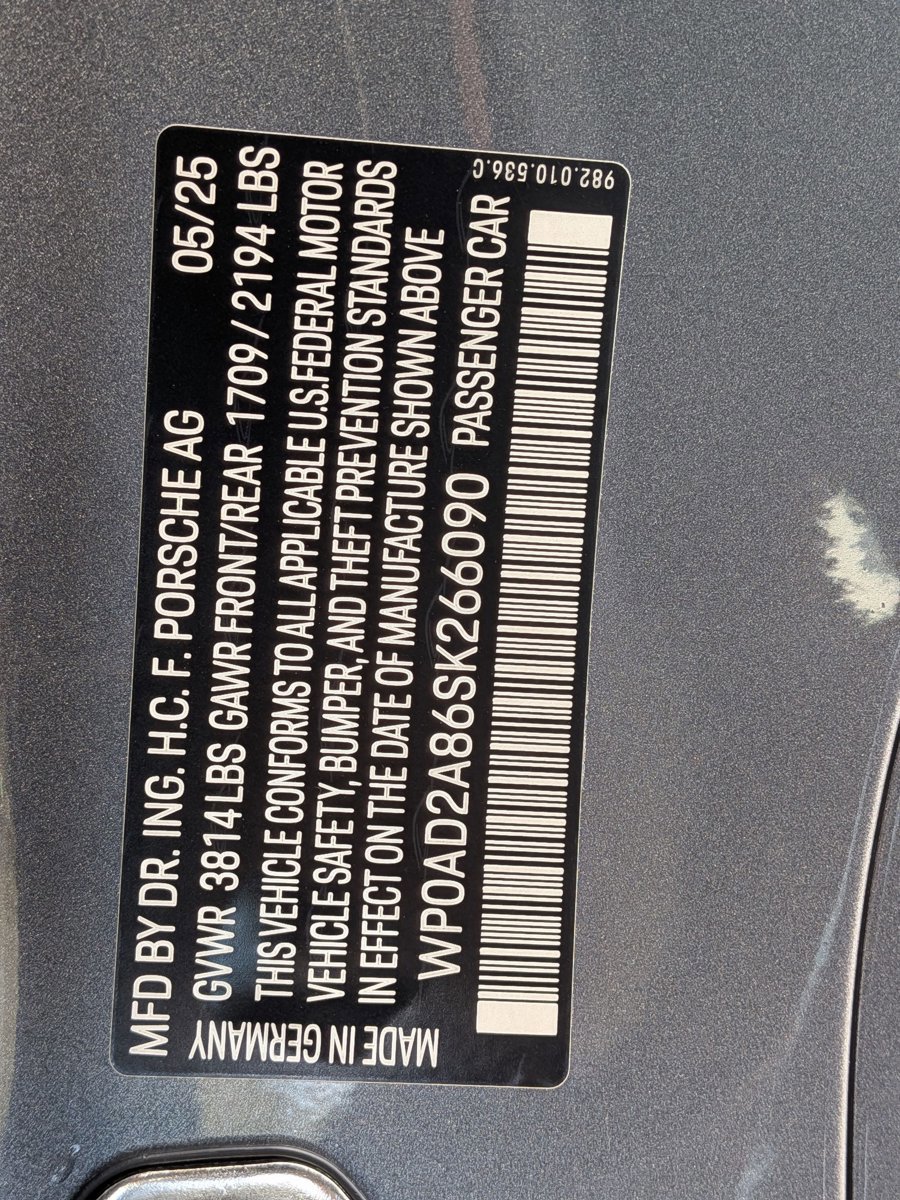 Certified 2025 Porsche 718 Cayman GT4 image 25