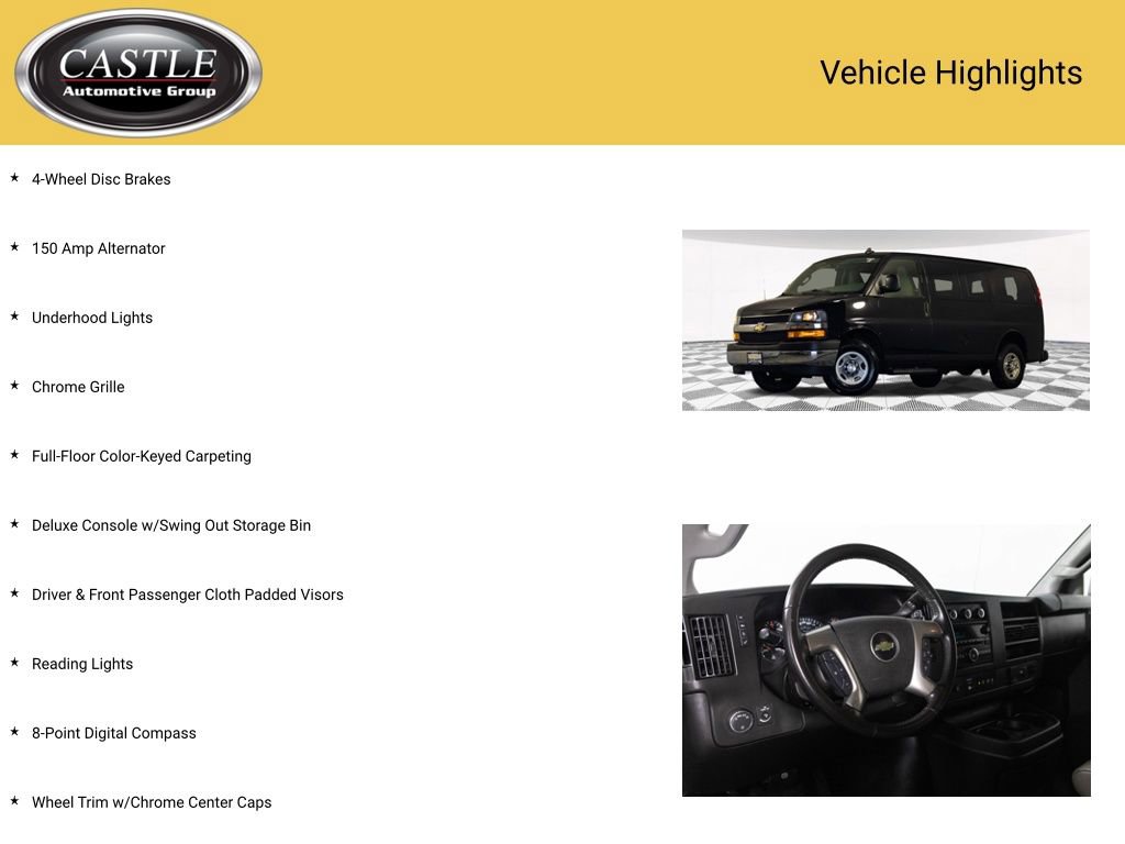 Used 2018 Chevrolet Express 3500 LT w/ LT Preferred Equipment Group image 12
