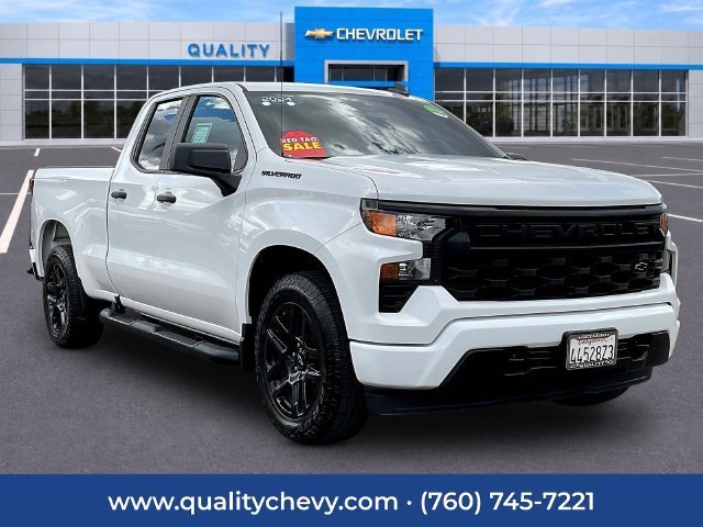 Certified 2024 Chevrolet Silverado 1500 Custom w/ Turbomax Blackout Package RWD image 1