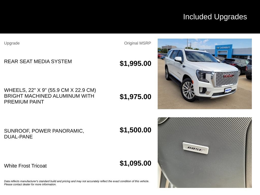 Used 2021 GMC Yukon Denali AWD/4WD image 5