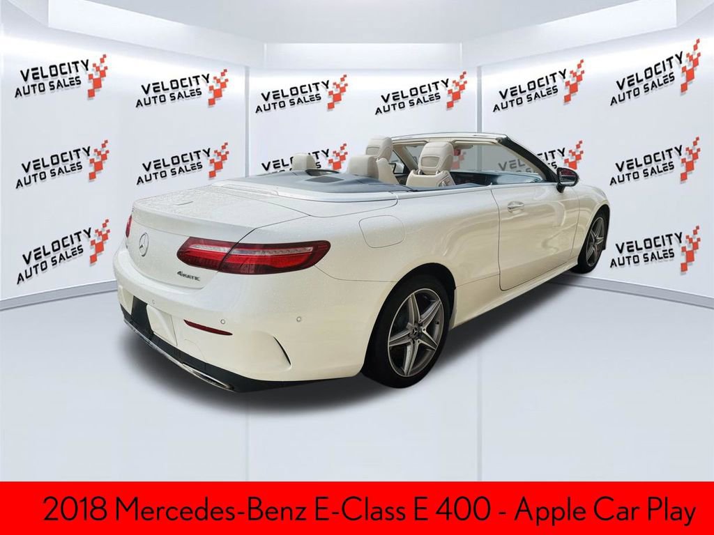 Used 2018 Mercedes-Benz E 400 4MATIC Cabriolet w/ Premium 2 Package (Q02) image 3
