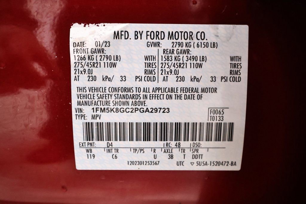 Certified 2023 Ford Explorer ST w/ Equipment Group 401A image 56