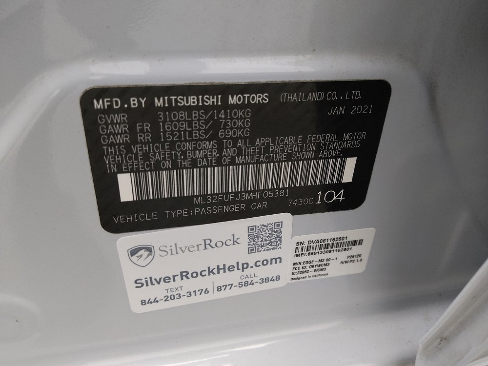 Used 2021 Mitsubishi Mirage G4 FWD image 33