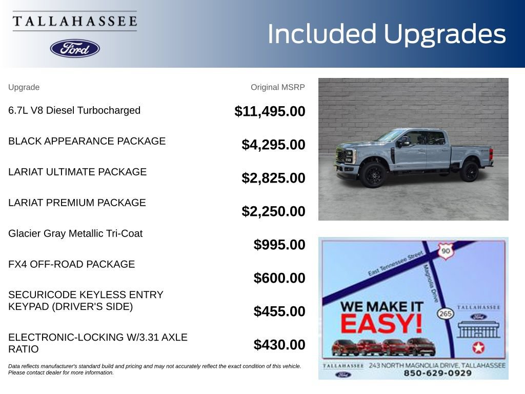 New 2026 Ford F250 Lariat w/ Black Appearance Package AWD/4WD image 3