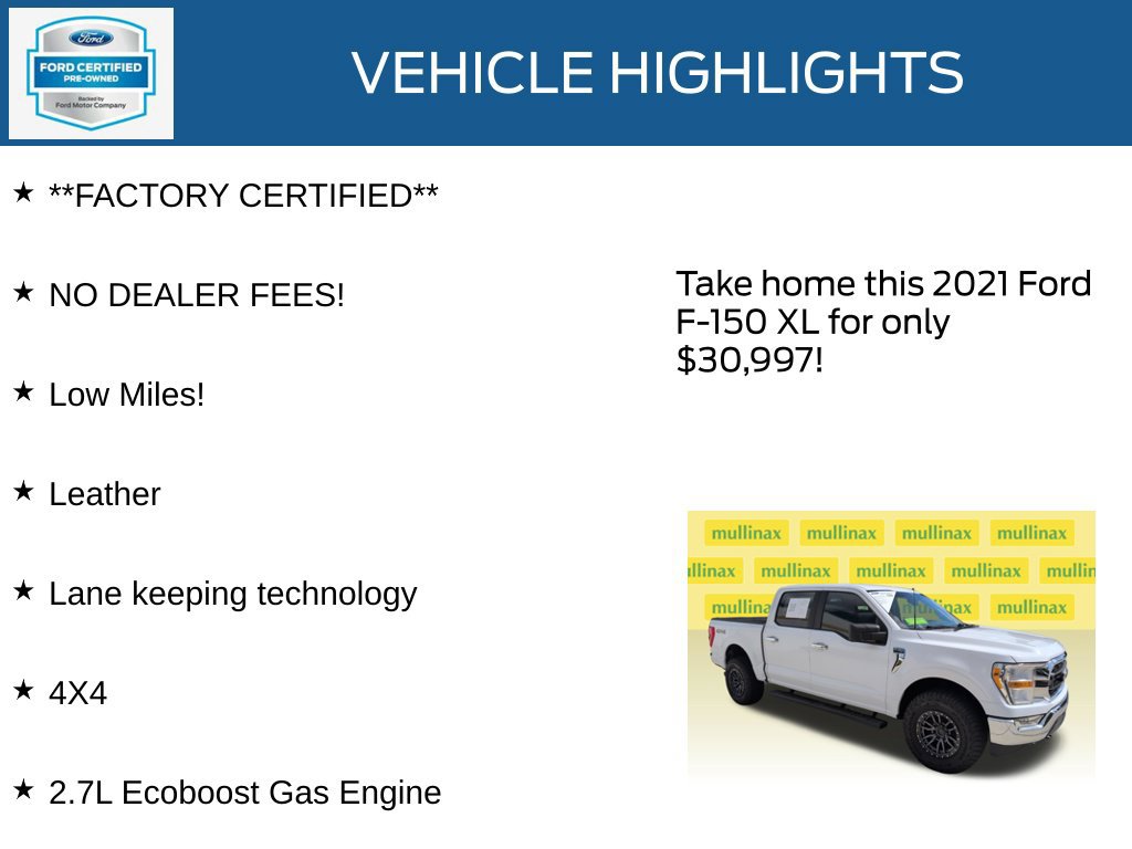 Used 2021 Ford F150 XLT AWD/4WD image 12