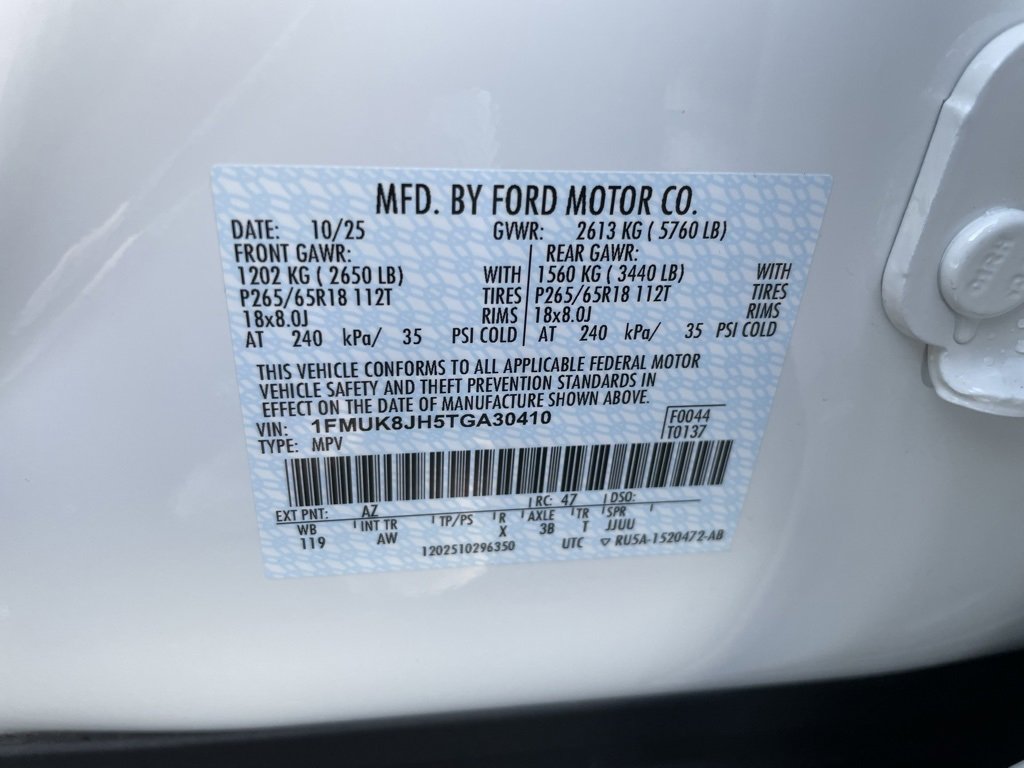 New 2026 Ford Explorer Tremor w/ Tremor Convenience Package image 48