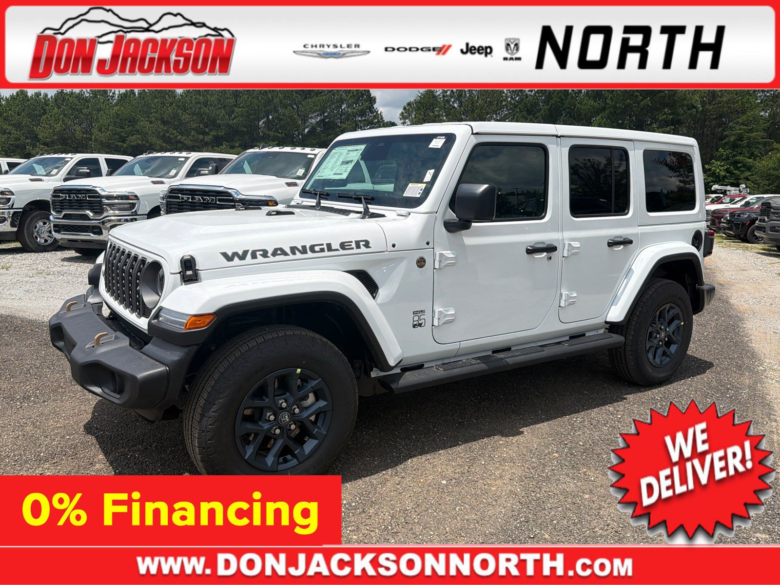 New 2026 Jeep Wrangler Unlimited Sport AWD/4WD image 1