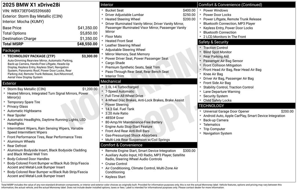 Used 2025 BMW X1 xDrive28i image 16