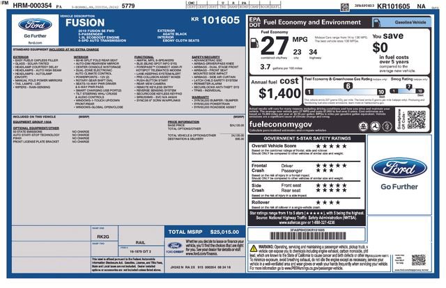 Used 2019 Ford Fusion SE image 15