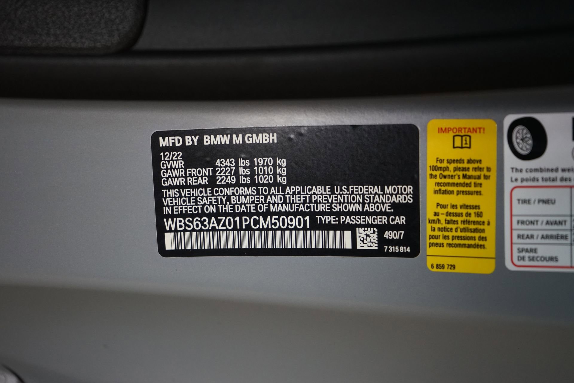 Used 2023 BMW M4 CSL image 37