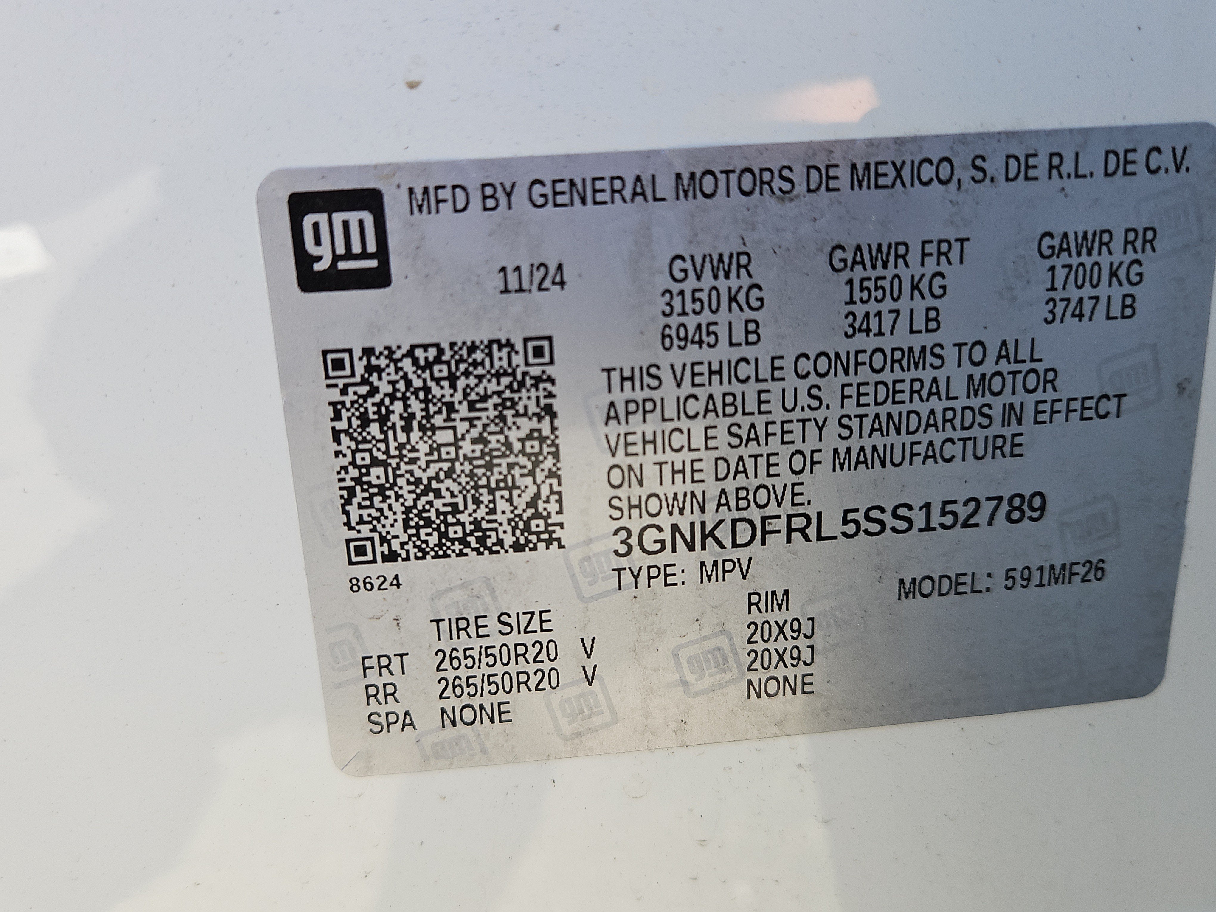 New 2025 Chevrolet Blazer EV AWD Police w/ Remote Keyless Entry Package image 20