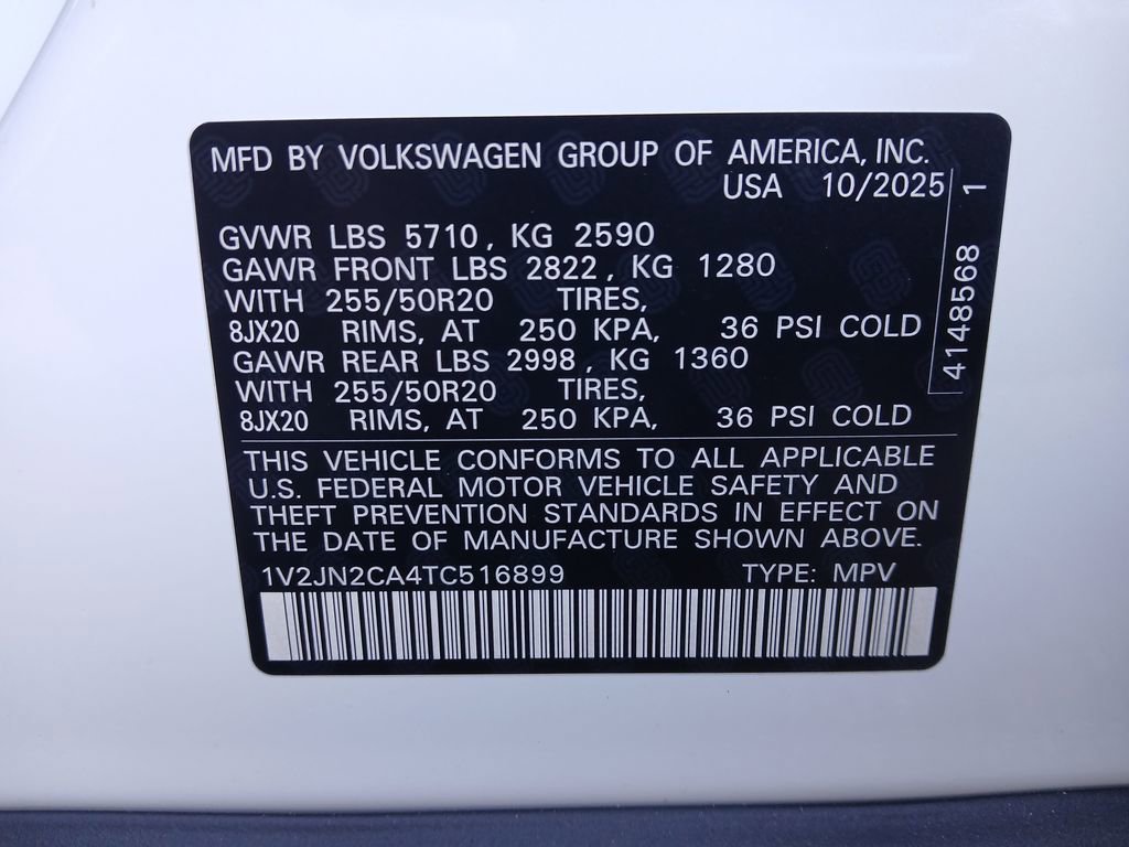 New 2026 Volkswagen Atlas SE image 29