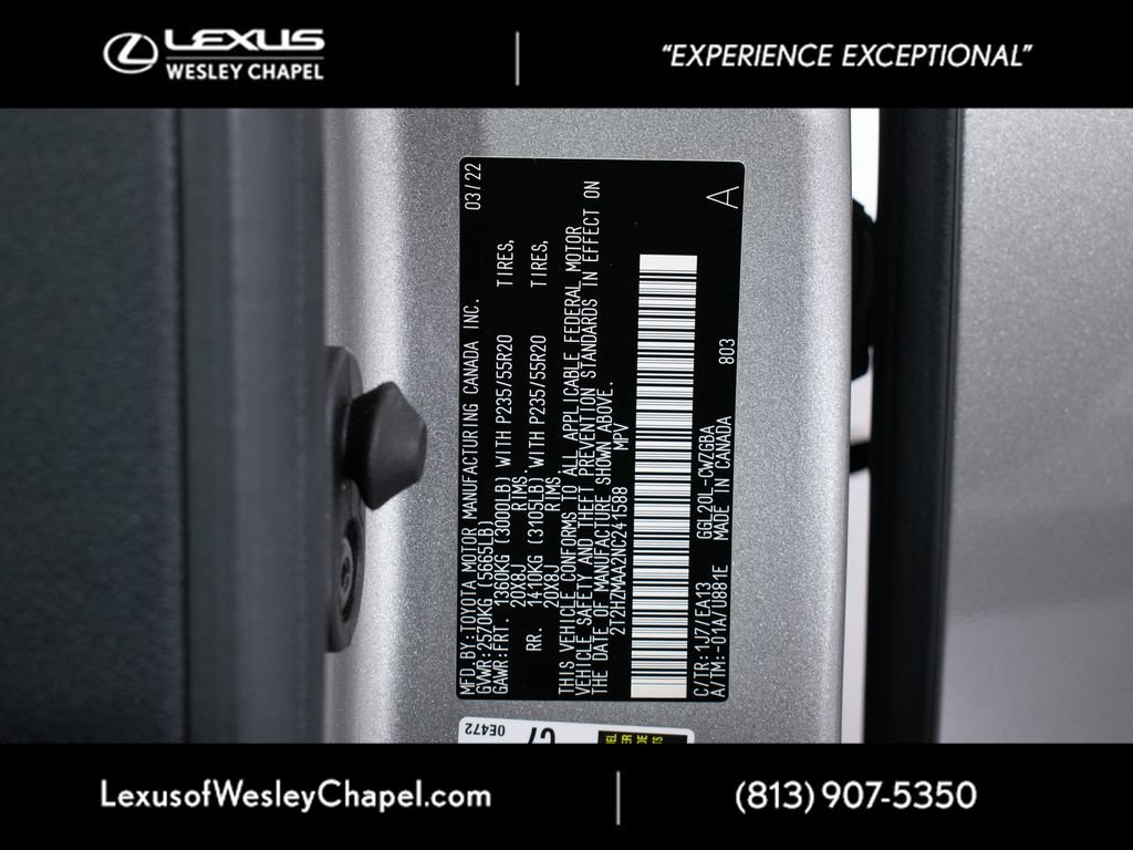 Used 2022 Lexus RX 350 FWD w/ Premium Package image 23