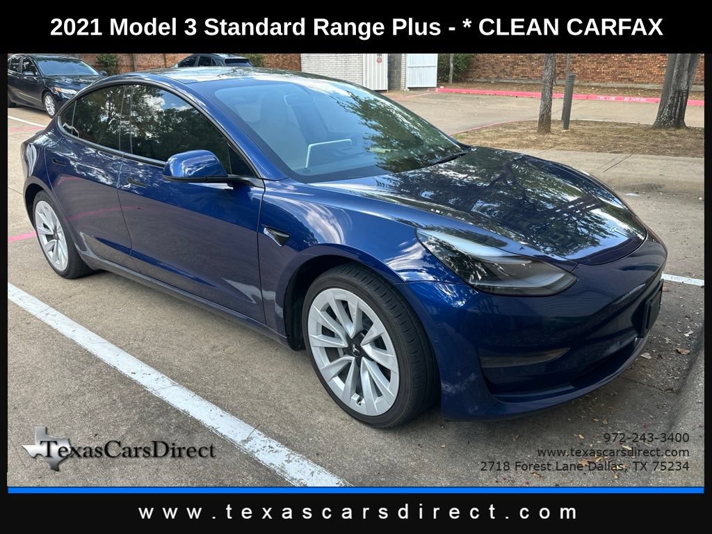 Used 2021 Tesla Model 3 Standard Range Plus RWD image 1
